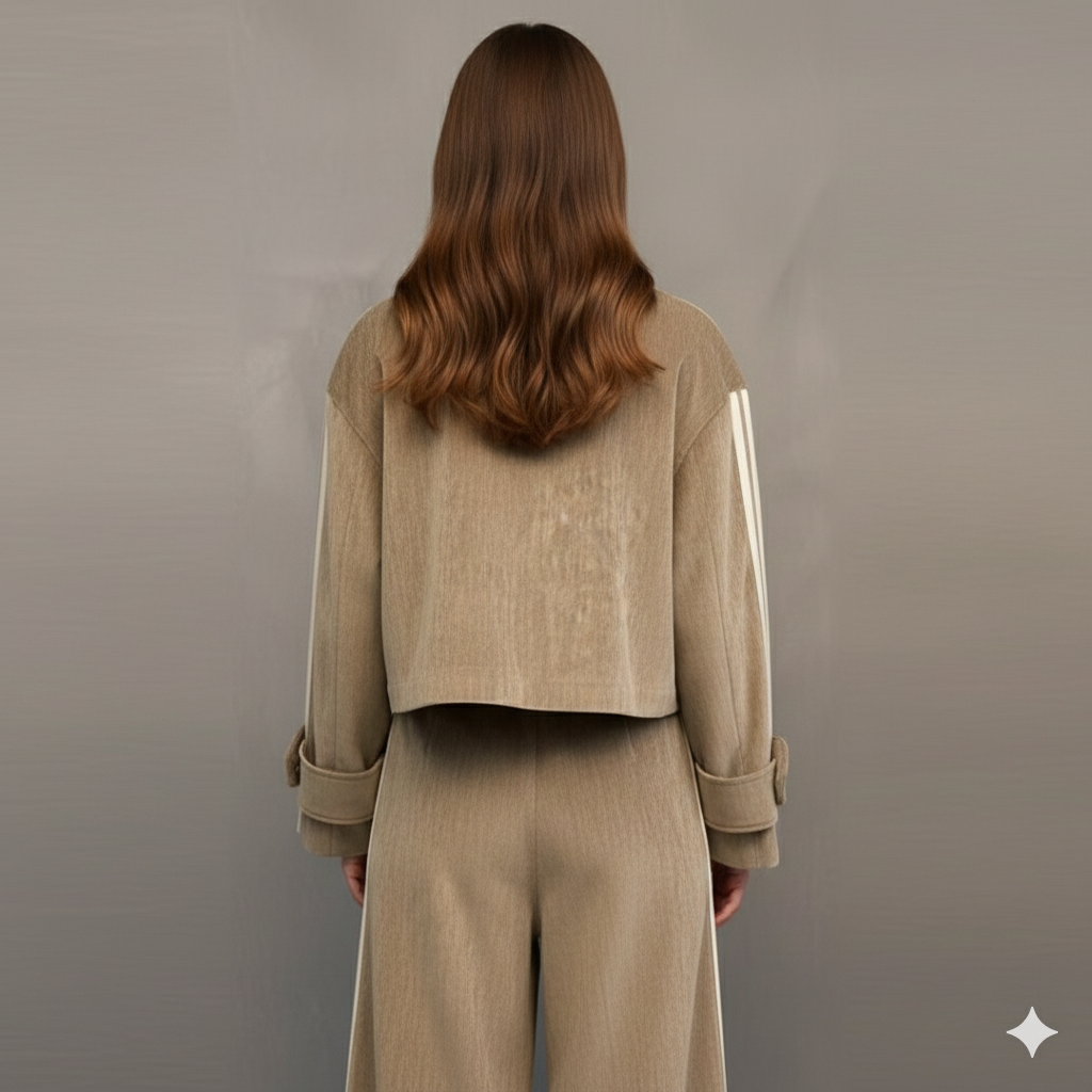 Completo giacca e pantalone casual in viscosa